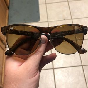 Rayban Clubmaster Classic polarized sunglasses